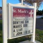 St. Marks sign Liar