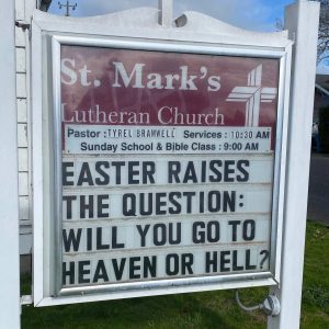 Easter, Heaven or Hell